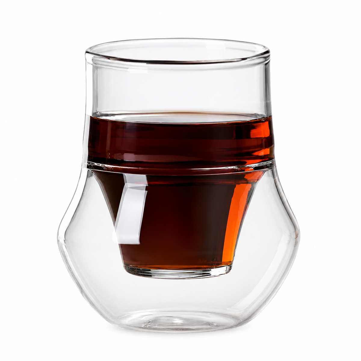 Hand-Blown Double-Wall Espresso Glass, 150 ml
