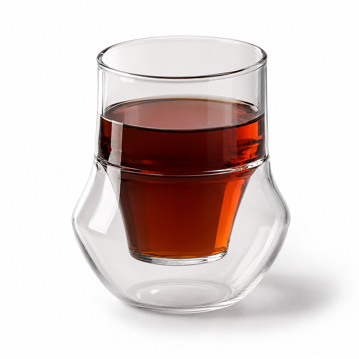 Hand-Blown Double-Wall Espresso Glass, 150 ml