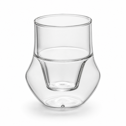 Hand-Blown Double-Wall Espresso Glass, 150 ml